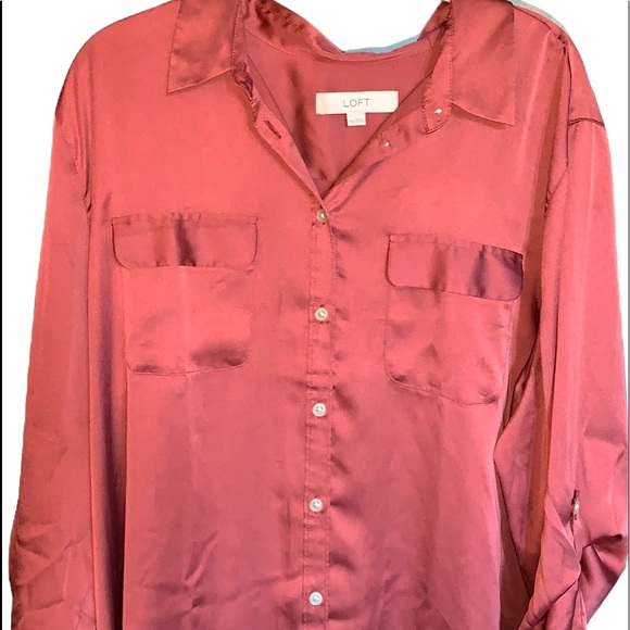 Ann Taylor Tops - LOFT by Ann Taylor Beautiful Dusty Rose  Blouse